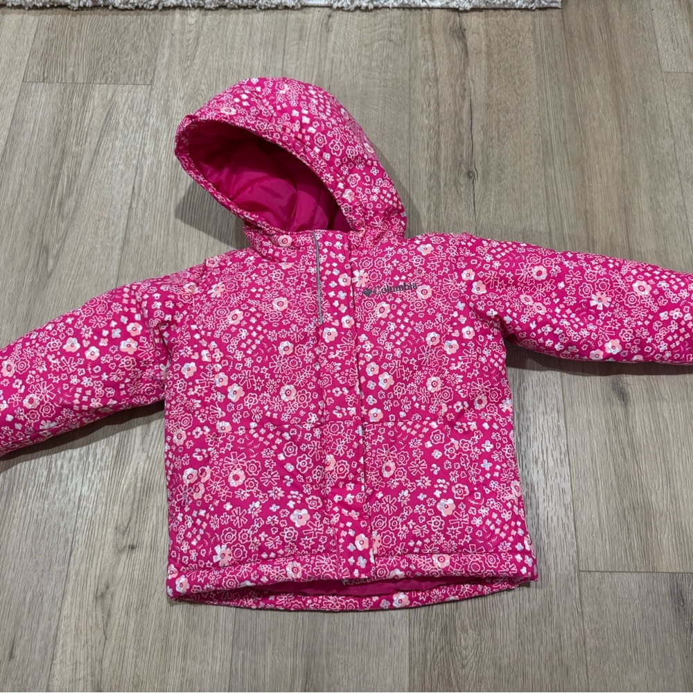 4T girls Columbia winter jacket